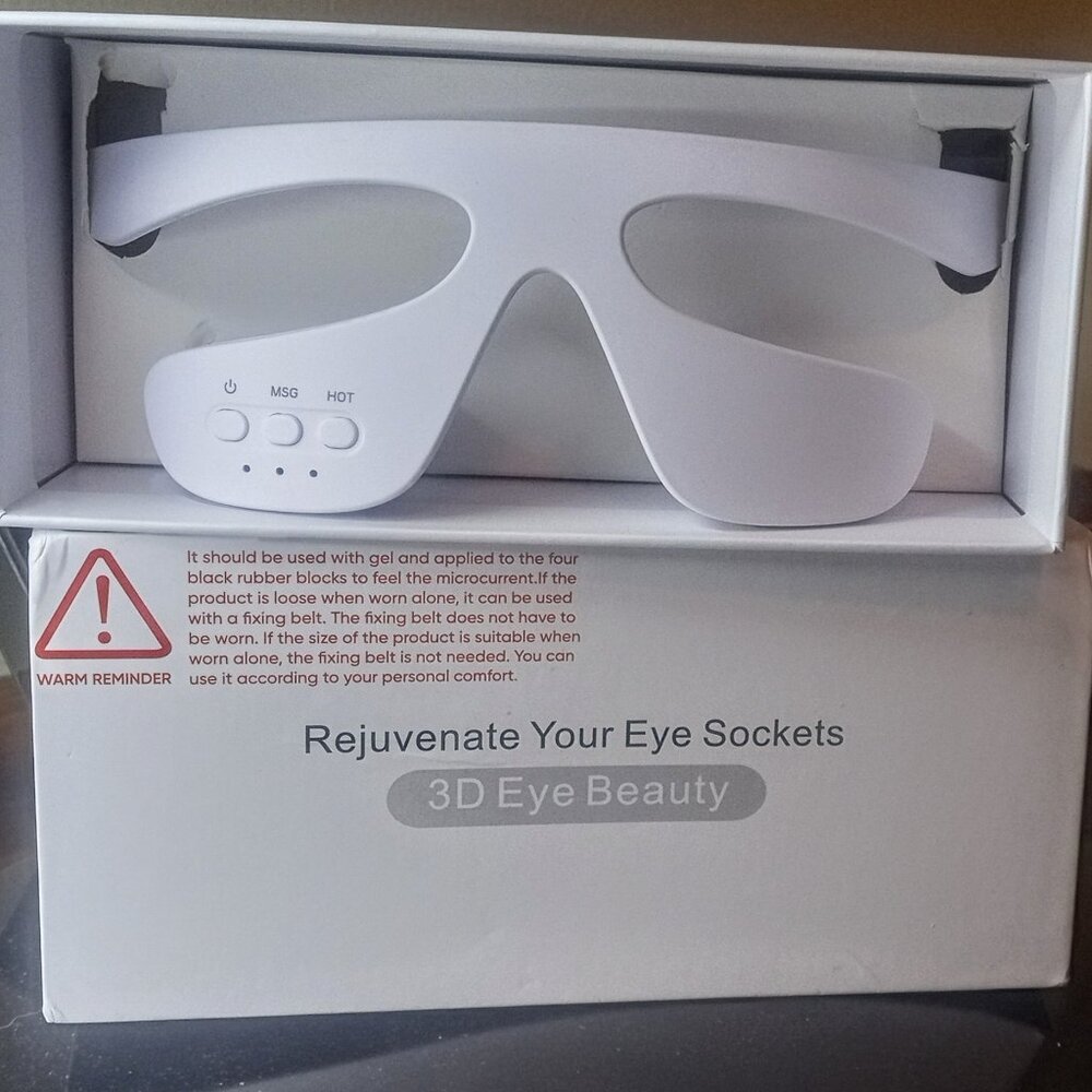 Eye Massager 3 Gear Red light Remove Eye Bags Dark Circles Fatigue USB operated